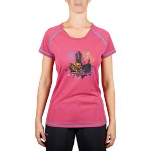 Trangoworld Cresha Short Sleeve T-shirt Rosa XS Mujer