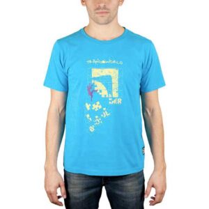 Trangoworld Puzzle Short Sleeve T-shirt Azul 2XL Hombre
