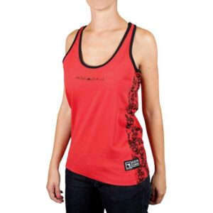 Trangoworld Skull Ca Sleeveless T-shirt Rojo L Mujer