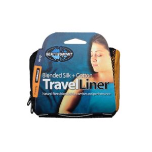 Sea To Summit Mummy Blended Premium Silk+cotton Travel Liner Azul