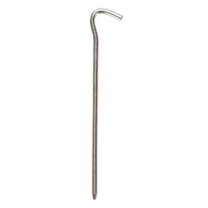 Vaude Tents Steel Peg 6 Units Gris 22 cm