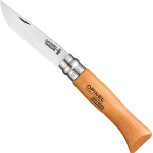 Opinel Blister N°08 Carbon Steel Marrón 8.5 cm