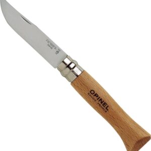 Opinel Blister N°06 Stainless Steel Beige,Plateado 7 cm