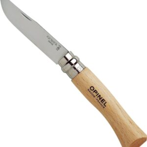 Opinel Blister N°07 Stainless Steel Beige,Blanco 8 cm
