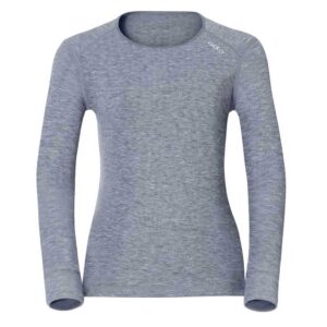 Odlo Warm Crew Long Sleeve Base Layer Gris XS Mujer