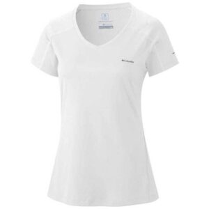 Columbia Zero Rules Short Sleeve T-shirt Blanco S Mujer