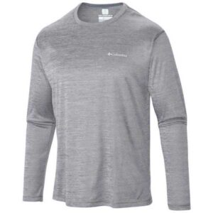 Columbia Zero Rules Long Sleeve T-shirt Gris M Hombre