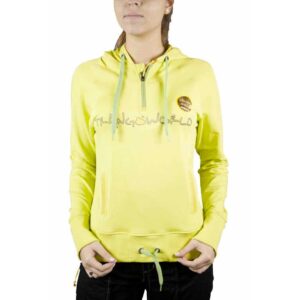 Trangoworld Clif Hoodie Verde L Mujer