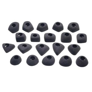 Ocun Footholds Set 1 Bolt On Negro