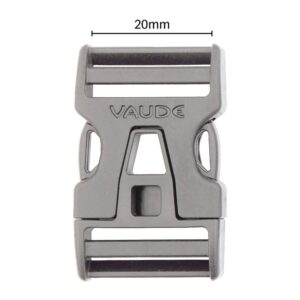 Vaude Tents Steckschnalle 20 Mm Single Adjust Negro 20 mm