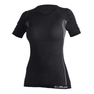 Cmp Seamless 3y96805 Short Sleeve T-shirt Negro L-XL Mujer