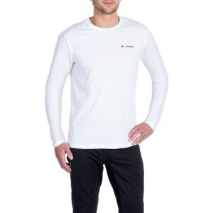 Vaude Brand Long Sleeve T-shirt Blanco XL Hombre