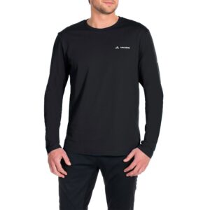 Vaude Brand Long Sleeve T-shirt Azul L Hombre