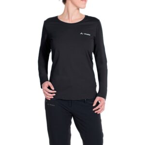 Vaude Brand Long Sleeve T-shirt Negro 34 Mujer