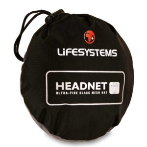 Lifesystems Headnet Ultra-fine Mesh Hat Negro