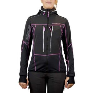 Trangoworld Varka Hooded Fleece Negro L Mujer