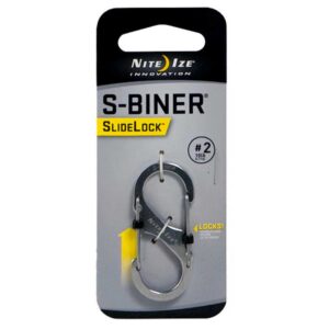 Nite Ize Slidelock S-biner 2 Steel Key Ring Plateado