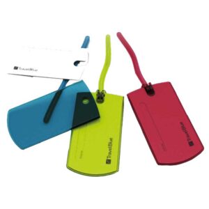 Travel Blue Jelly Ld Tag 2 Units Multicolor
