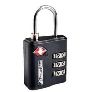 Travel Blue Tsa Combination Lock Negro,Plateado