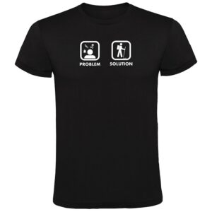 Kruskis Problem Solution Trek Short Sleeve T-shirt Negro L Hombre