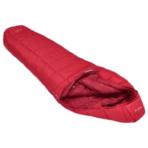 Vaude Sioux 800 S Synthetic Sleeping Bag Rojo Regular / Right Zipper