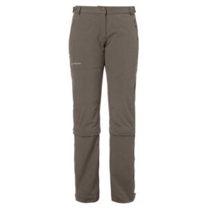 Vaude Farley Stretch Capri Long T Zip Ii Pants Marrón 36 / Regular Mujer