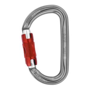 Petzl Am D Twist Lock Snap Hook Rojo,Gris