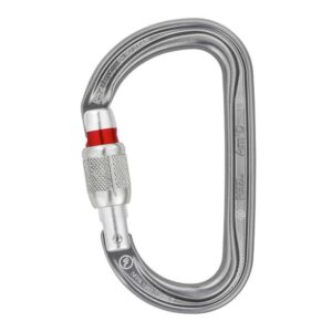 Petzl Am D Screw Lock Snap Hook Gris,Plateado