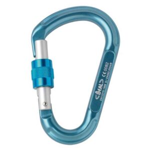 Beal Be Lock Screw Snap Hook Azul,Plateado