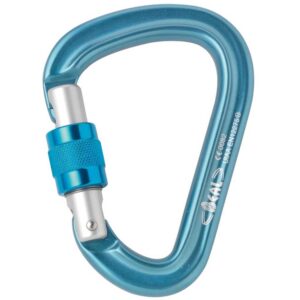 Beal Be Safe Screw Snap Hook Azul,Plateado