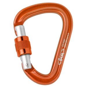 Beal Be Safe Screw Snap Hook Naranja,Plateado