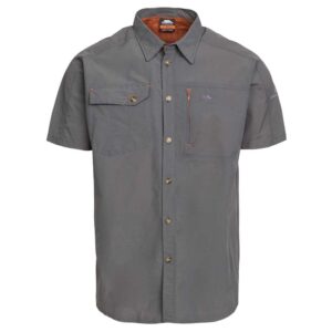 Trespass Lowrel Short Sleeve Shirt Gris XS Hombre