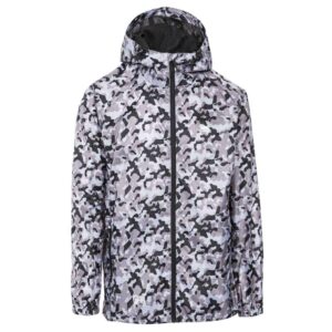 Trespass Qikpac Print Jacket Gris XS Hombre