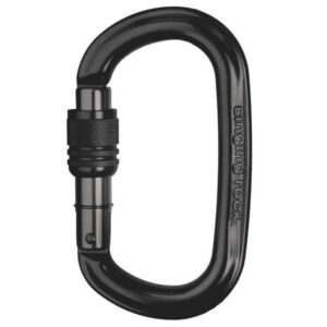 Singing Rock Ozone Screw Snap Hook Negro