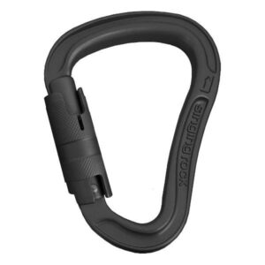 Singing Rock Bora Triple Lock Snap Hook Negro