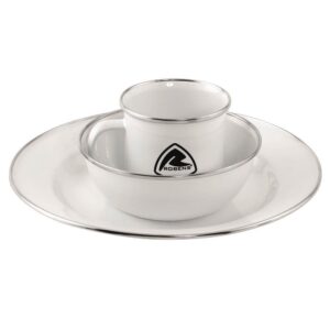Robens Tongass Single Enamel Set Blanco