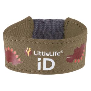 Littlelife Dinosaur Child Id Bracelet Marrón