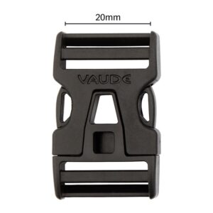Vaude Tents Steckschnalle 20 Mm Dual Adjust Negro 20 mm
