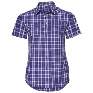Odlo Mythen Short Sleeve Shirt Azul S Mujer