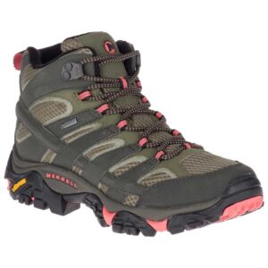 Merrell Moab 2 Mid Goretex Hiking Boots Verde EU 38 1/2 Mujer