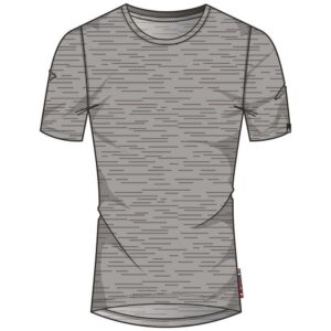 Odlo Natural 100% Merino Warm Short Sleeve Base Layer Gris M Hombre
