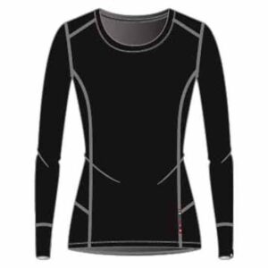 Odlo Natural 100% Merino Warm Long Sleeve Base Layer Negro S Mujer