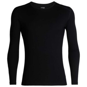 Icebreaker 260 Tech Merino Base Layer Negro 2XL Hombre