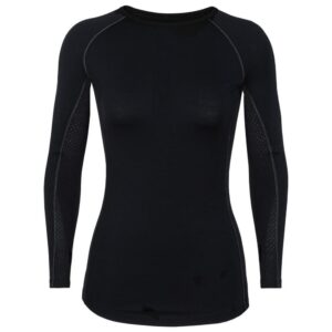 Icebreaker 200 Zone Crew Merino Long Sleeve Base Layer Negro L Mujer