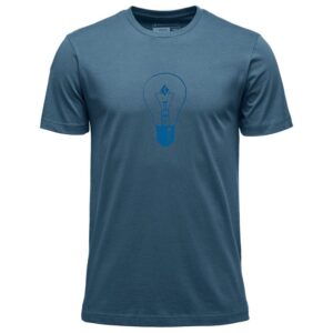 Black Diamond Idea Short Sleeve T-shirt Azul XL Hombre