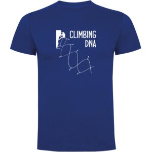 Kruskis Climbing Dna Short Sleeve T-shirt Azul 3XL Hombre