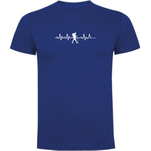 Kruskis Trekking Heartbeat Short Sleeve T-shirt Azul 3XL Hombre