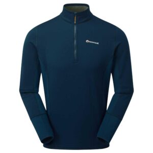 Montane Iridium Hybrid Pull-on Fleece Azul S Hombre