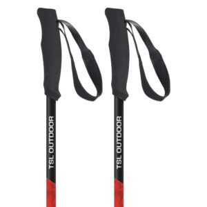 Tsl Outdoor Tour Carbon 3 Light St Standard Poles Negro 72.5-140 cm