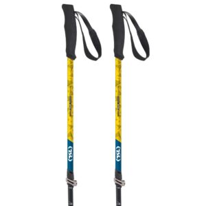 Tsl Outdoor Tour Carbon Compact 3 Light Wt Swing Poles Amarillo 62-125 cm